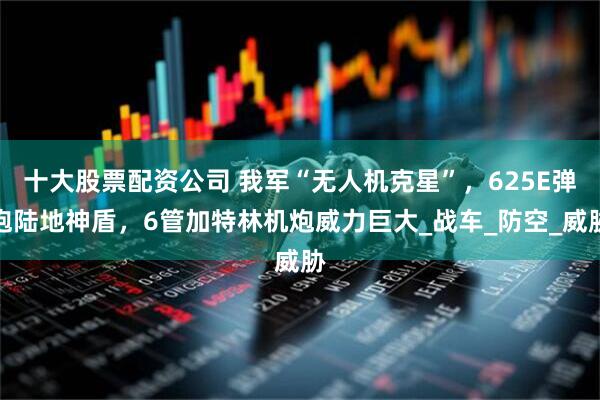 十大股票配资公司 我军“无人机克星”，625E弹炮陆地神盾，6管加特林机炮威力巨大_战车_防空_威胁